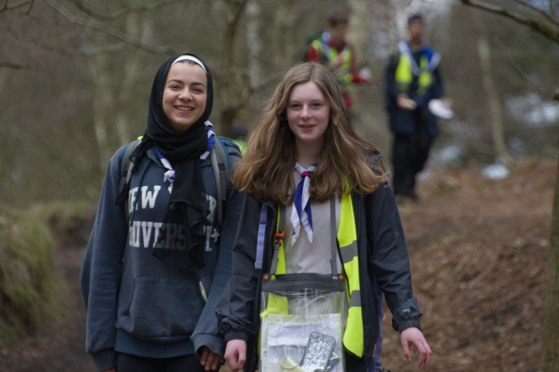 5th Solihull Scouts at the Mere Pits, 2023.